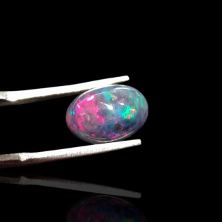 Czarny Opal Etiopski 11x8 mm nr 886