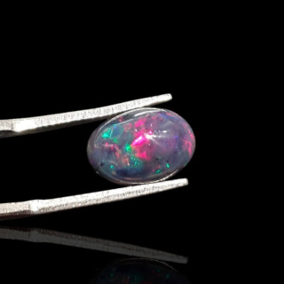 Czarny Opal Etiopski 11x8 mm nr 886