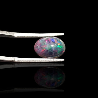 Czarny Opal Etiopski 11x8 mm nr 904