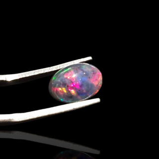 Czarny Opal Etiopski 11x8 mm nr 904