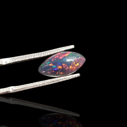Black Ethiopian Opal 12x6 mm No. 901 Black Ethiopian Opal 12x6 mm No. 901