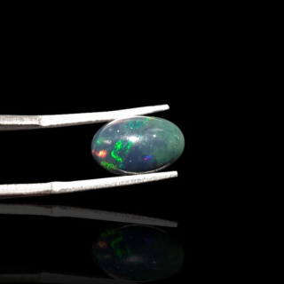 Czarny Opal Etiopski 12x8 mm nr 869