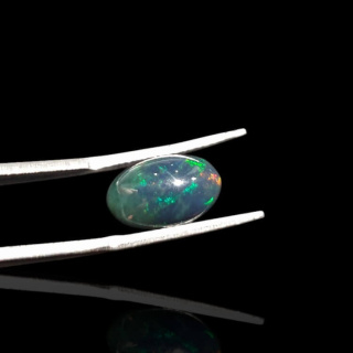 Czarny Opal Etiopski 12x8 mm nr 869