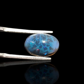 Czarny Opal Etiopski 12x8 mm nr 870