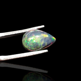 Czarny Opal Etiopski 12x8 mm nr 879