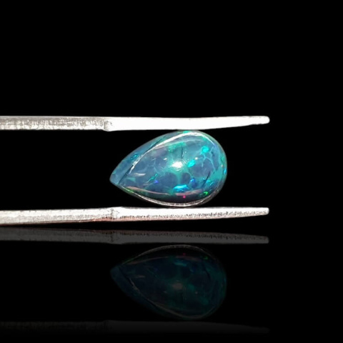 Black Ethiopian Opal 12x8 mm No. 880 Black Ethiopian Opal 12x8 mm No. 880