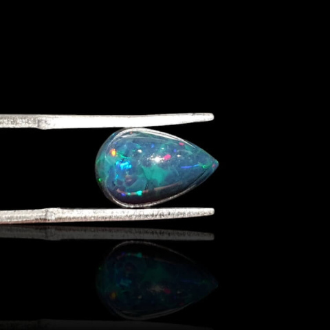 Black Ethiopian Opal 12x8 mm No. 880 Black Ethiopian Opal 12x8 mm No. 880