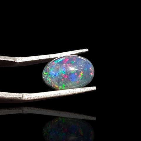 Czarny Opal Etiopski 12x8 mm nr 884 Czarny Opal Etiopski 12x8 mm nr 884