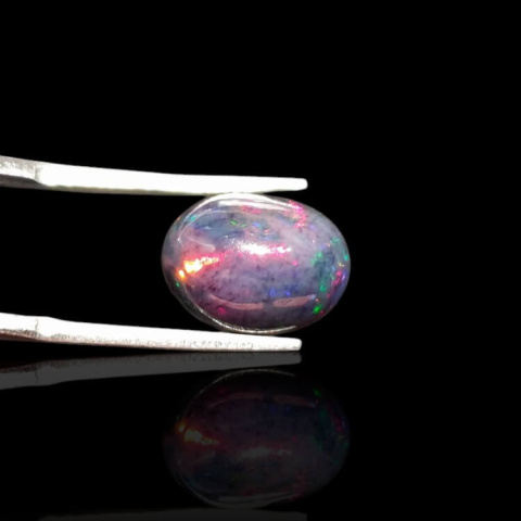 Black Ethiopian Opal 12x9 mm No. 876 Black Ethiopian Opal 12x9 mm No. 876