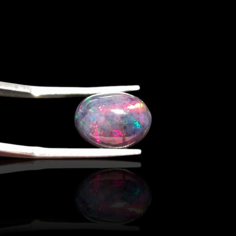 Black Ethiopian Opal 12x9 mm No. 876 Black Ethiopian Opal 12x9 mm No. 876