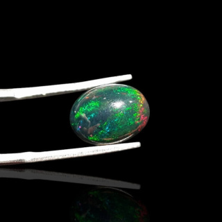 Czarny Opal Etiopski 12x9 mm nr 888