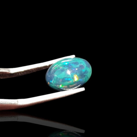 Black Ethiopian Opal 12x9 mm No. 893 Black Ethiopian Opal 12x9 mm No. 893