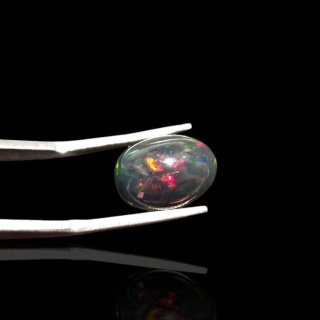 Czarny Opal Etiopski 13x10 mm nr 861