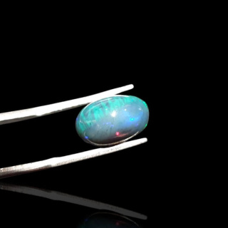 Czarny Opal Etiopski 13x8 mm nr 854