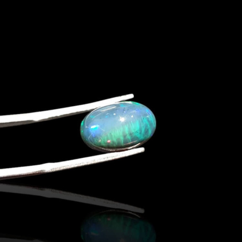 Black Ethiopian Opal 13x8 mm No. 854 Black Ethiopian Opal 13x8 mm No. 854