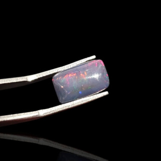 Czarny Opal Etiopski 13x8 mm nr 860