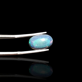 Czarny Opal Etiopski 13x8 mm nr 865