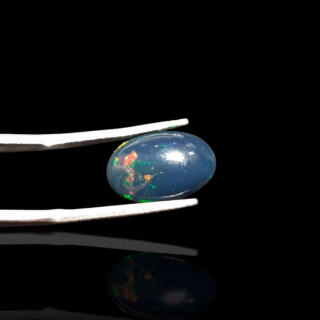 Black Ethiopian Opal 13x8 mm no. 868