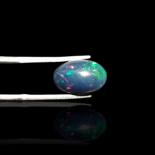 Black Ethiopian Opal 13x8 mm no. 868