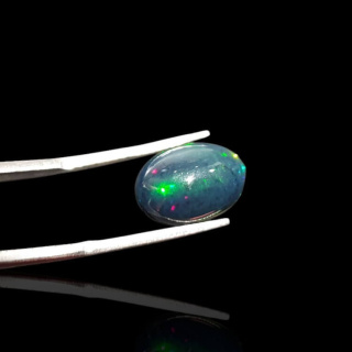 Black Ethiopian Opal 13x9 mm No. 855