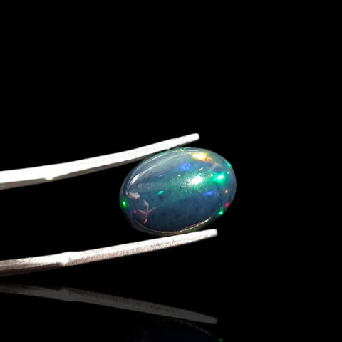 Black Ethiopian Opal 13x9 mm No. 855 Black Ethiopian Opal 13x9 mm No. 855