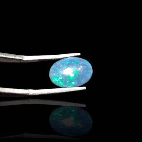 Black Ethiopian Opal 13x9 mm No. 858 Black Ethiopian Opal 13x9 mm No. 858