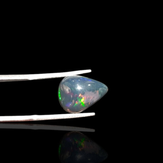 Czarny Opal Etiopski 14x10 mm nr 848