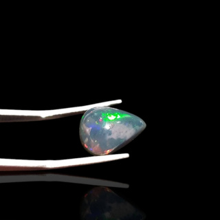 Czarny Opal Etiopski 14x10 mm nr 848
