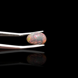 Czarny Opal Etiopski 14x9 mm nr 849