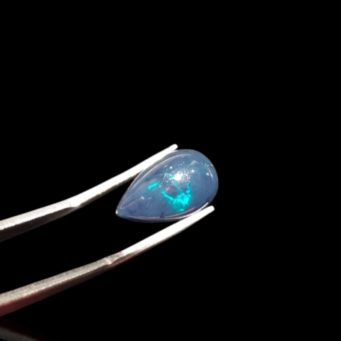 Black Ethiopian Opal 15x9 mm No 843 Black Ethiopian Opal 15x9 mm No 843
