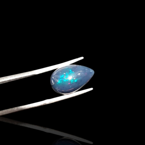 Black Ethiopian Opal 15x9 mm No 843 Black Ethiopian Opal 15x9 mm No 843