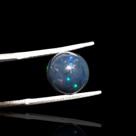 Black Ethiopian Opal fi 9 mm no 919 Black Ethiopian Opal fi 9 mm no 919