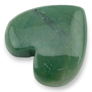 Green jade cabochon heart 27x27 mm nr G25