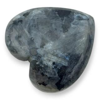 Larvikit kaboszon serce 25x24 mm