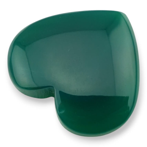 Green onyx heart 32x31 mm nr G17 Green onyx heart 32x31 mm nr G17