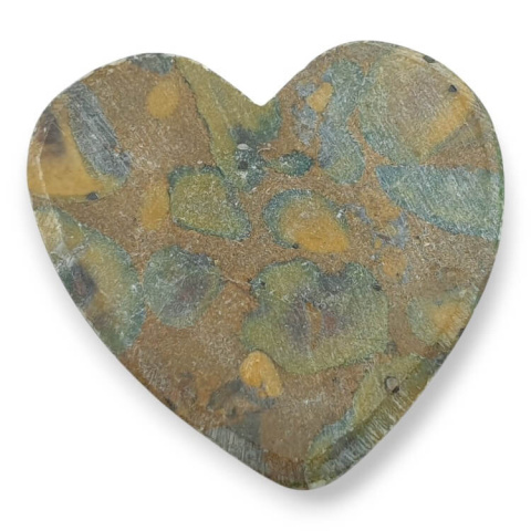 Fruit jasper cabochon heart 30x29 mm nr G30 Fruit jasper cabochon heart 30x29 mm nr G30