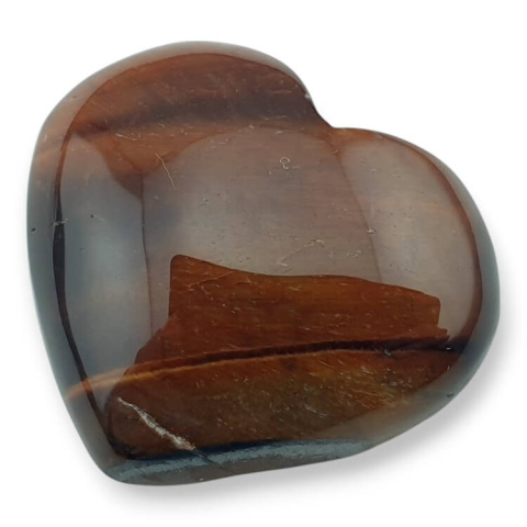 Tiger's eye red heart 26x22 mm nr G28 Tiger's eye red heart 26x22 mm nr G28