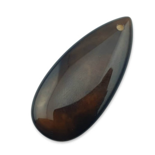 Agate cabochon with hole 41x18 mm no 101