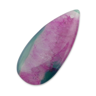 Agate cabochon with hole 41x18 mm no. 102