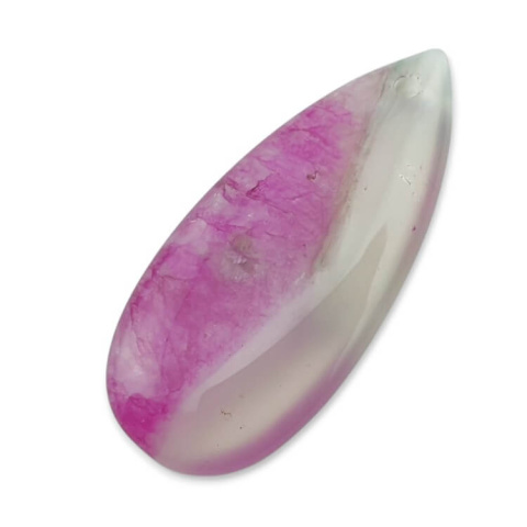 Agate cabochon with hole 41x18 mm no. 105 Agate cabochon with hole 41x18 mm no. 105