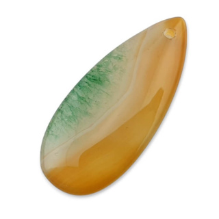 Agate cabochon with hole 41x18 mm no. 109