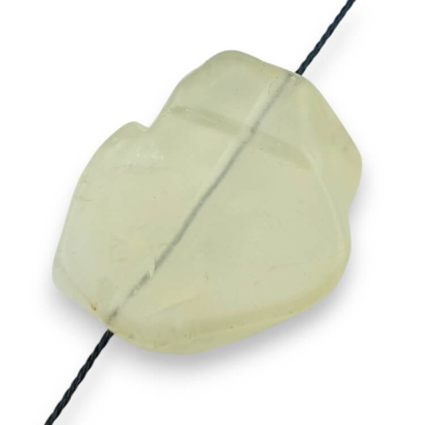 Citrine slice with hole 27x23 mm no 40 Citrine slice with hole 27x23 mm no 40