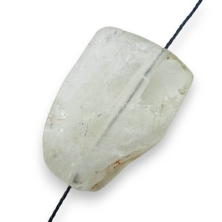 Citrine slice with hole 29x20 mm no 11