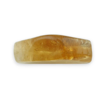 Citrine slice with hole 29x22 mm no 31