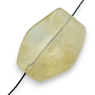 Citrine slice with hole 30x22 mm no 36