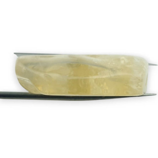 Citrine slice with hole 30x22 mm no 36