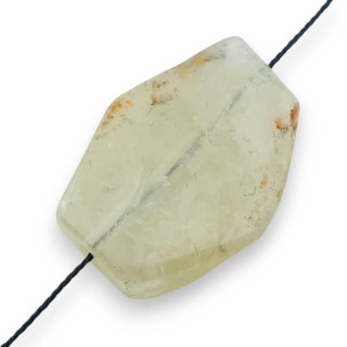 Citrine slice with hole 31x23 mm no 17