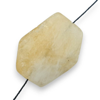 Citrine slice with a hole 31x23 mm No 34