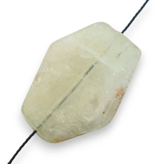 Citrine slice with hole 32x22 mm no 9