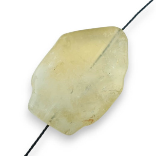 Citrine slice with hole 32x23 mm no 5